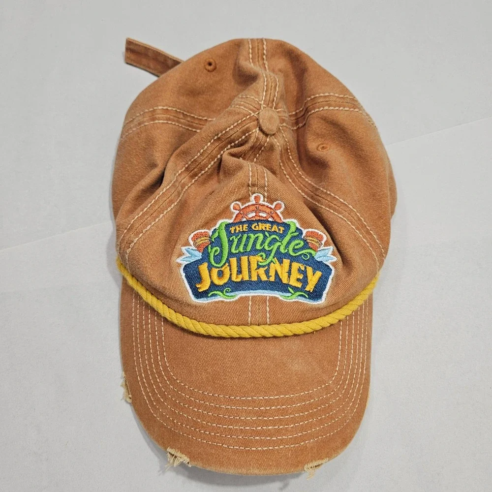 Answers VBS Baseball Hat Adult OS Brown Great Jungle Journey Distressed Cap